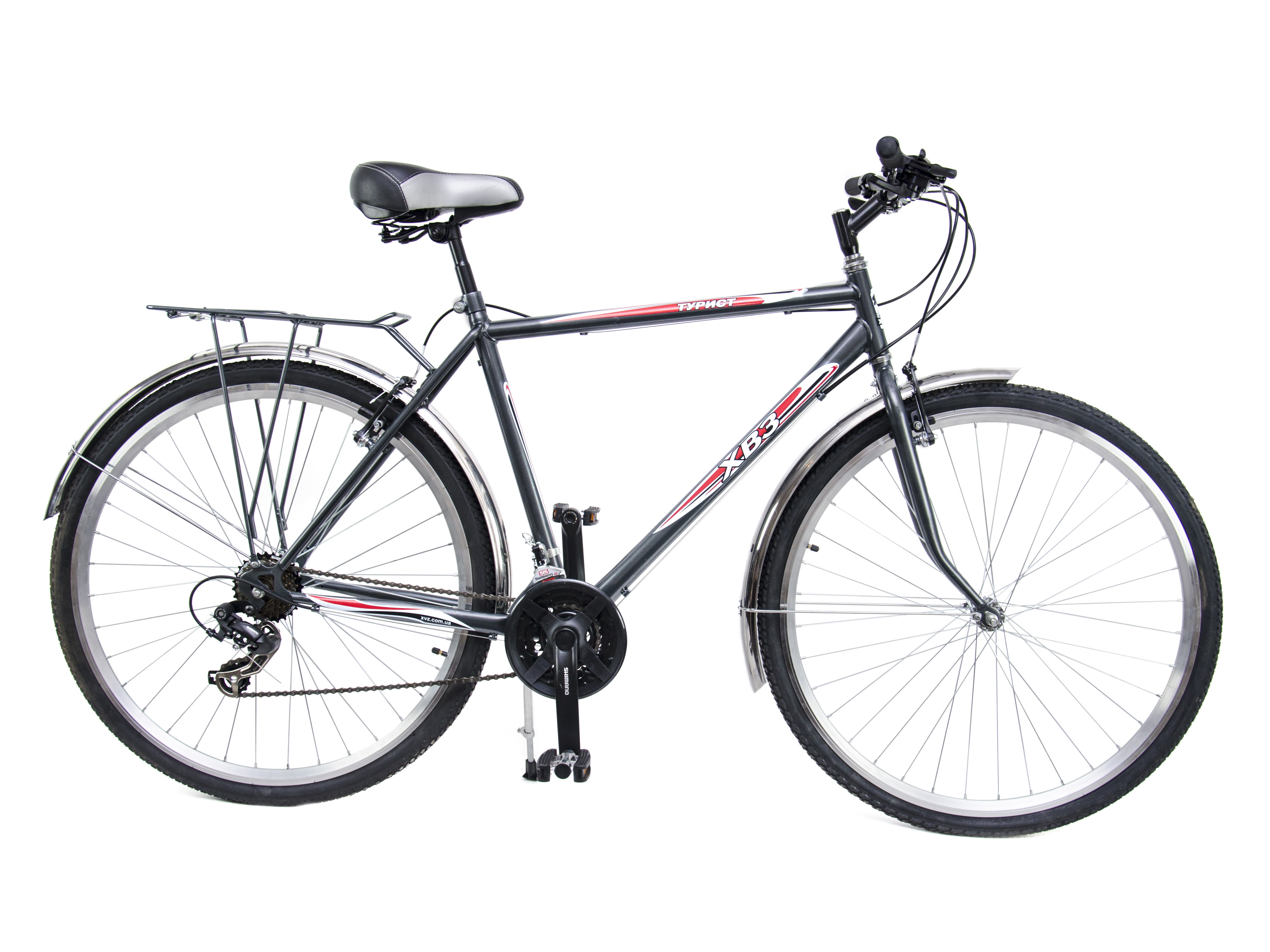 

Велосипед многоскоростной ХВЗ 28" 2821MD Серый металлик