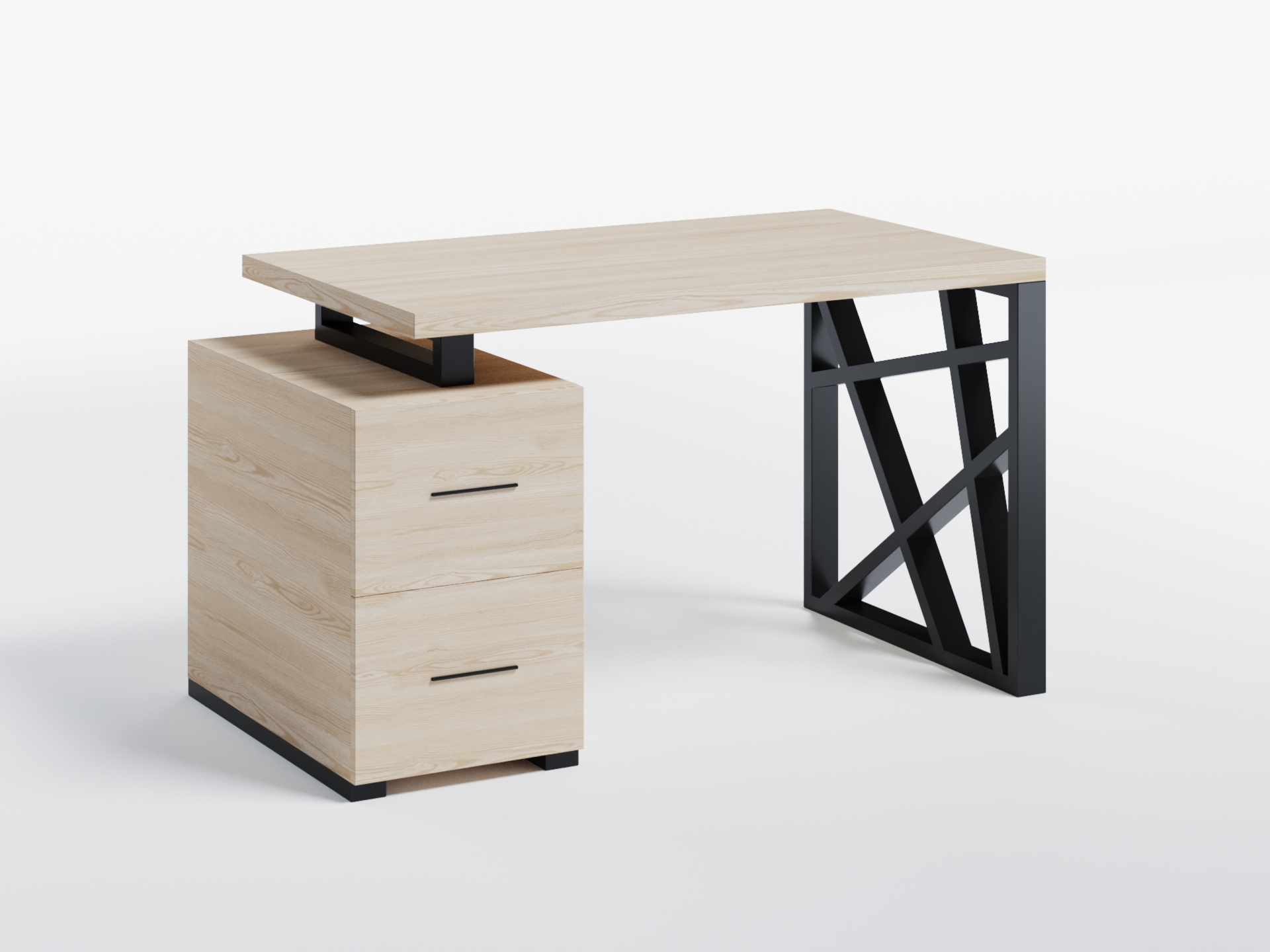 

Компьютерный стол Skandi Wood SW132_1 Оттава 135 х 80 х 75 см МДФ+Шпон Дуб Натуральный