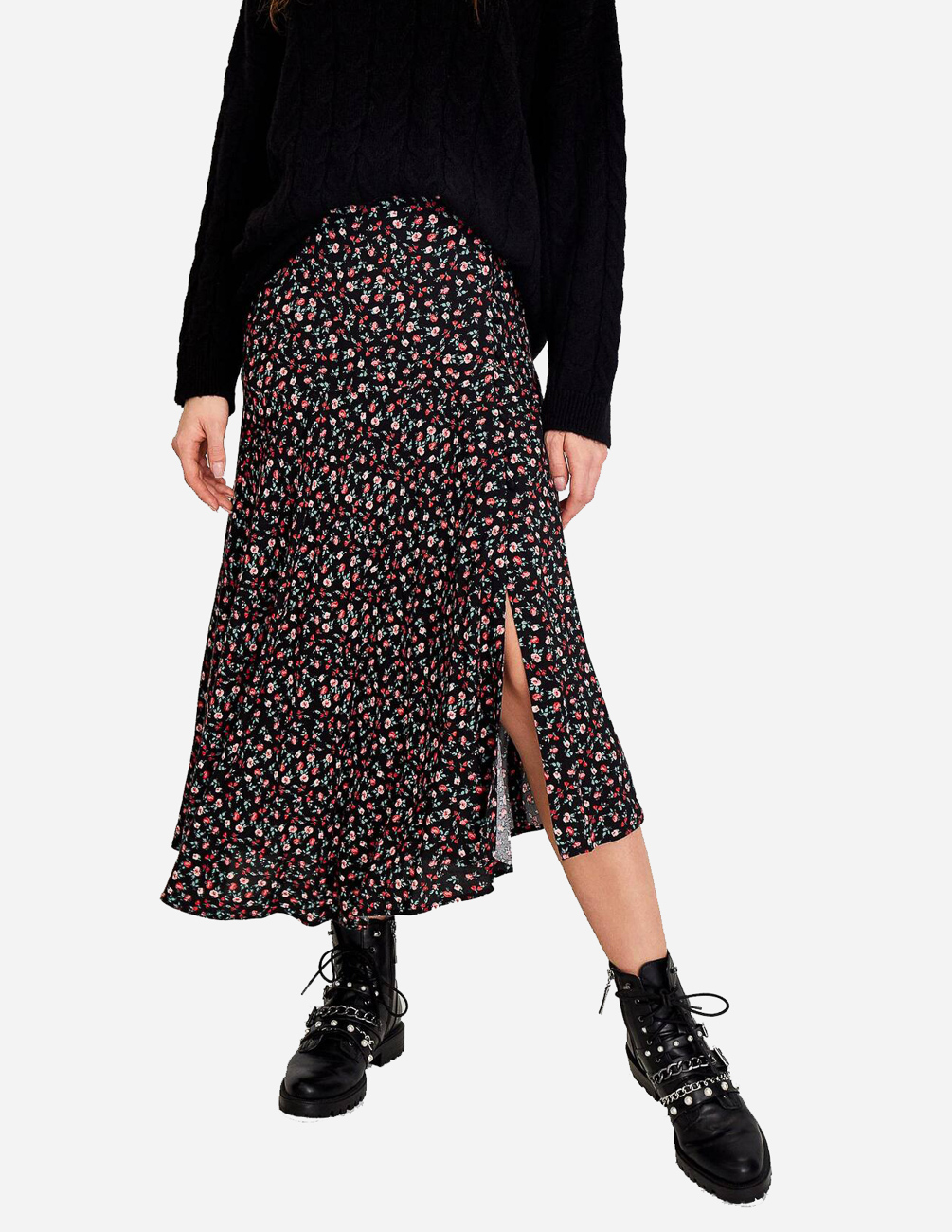 

Юбка Stradivarius Ж1057912 (4704/106/100) цвет черный S