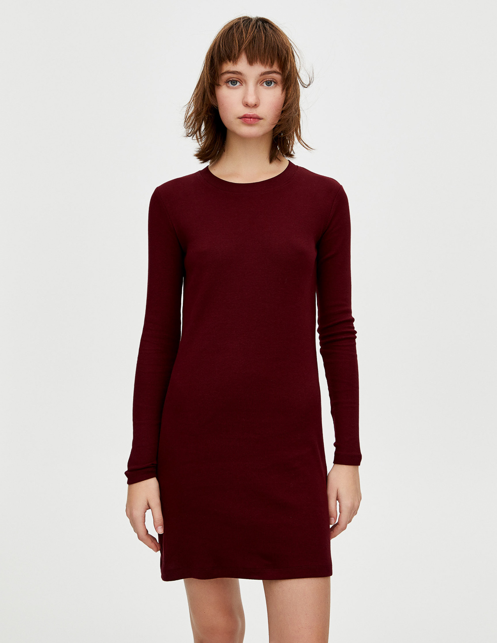 

Платье PULL & BEAR Ж1056111 (5390/302/605) цвет бордовый XL