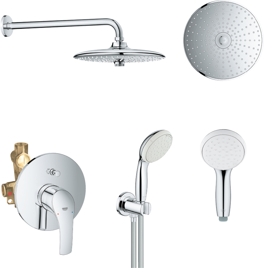 

Душевой гарнитур GROHE Eurosmart 25183SC1