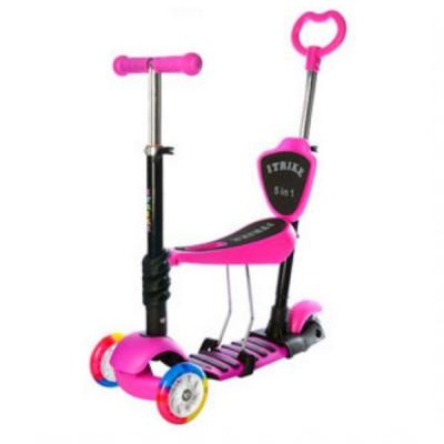 

Скутер iTrike Maxi 5 в 1 Розовый (JR 3-026-C-1 pink)