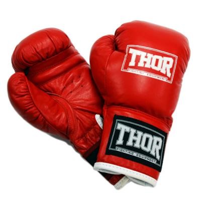 

Боксерские перчатки THOR Junior 10oz Red (513(Leather) RED 10 oz.)