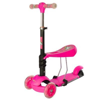 

Скутер iTrike Maxi 5 в 1 розовый (JR 3-076-A pink)
