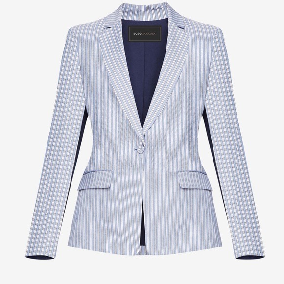 

Пиджак BCBGMAXAZRIA smixb04800088 S голубой 2000000542140