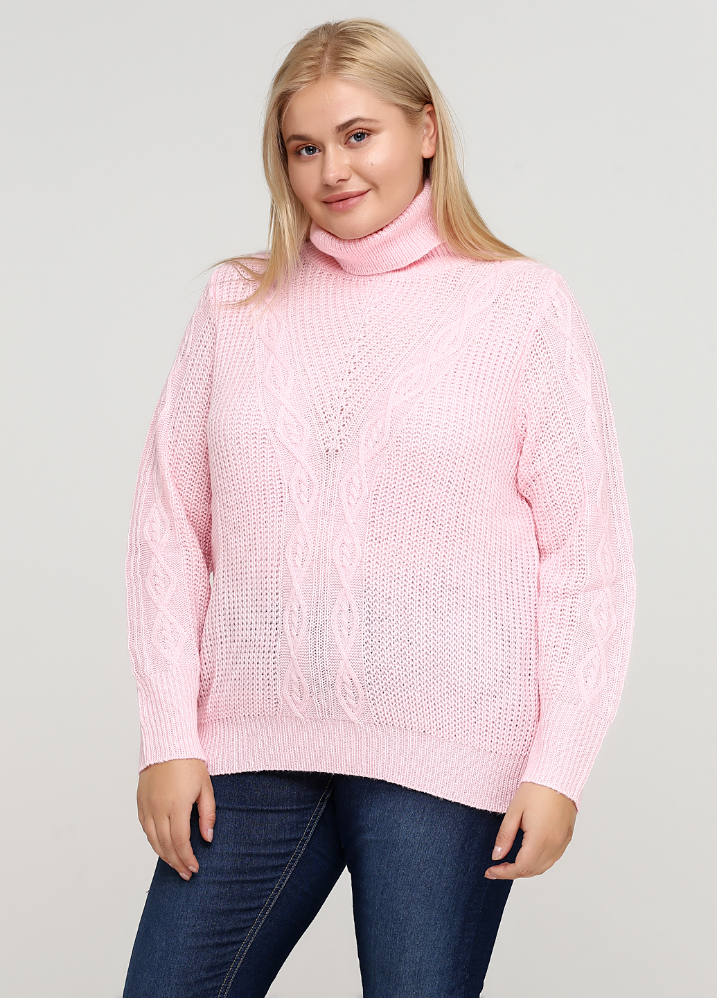 

Свитер William de Faye smix03500094 2XL Светло-розовый 2000000489346