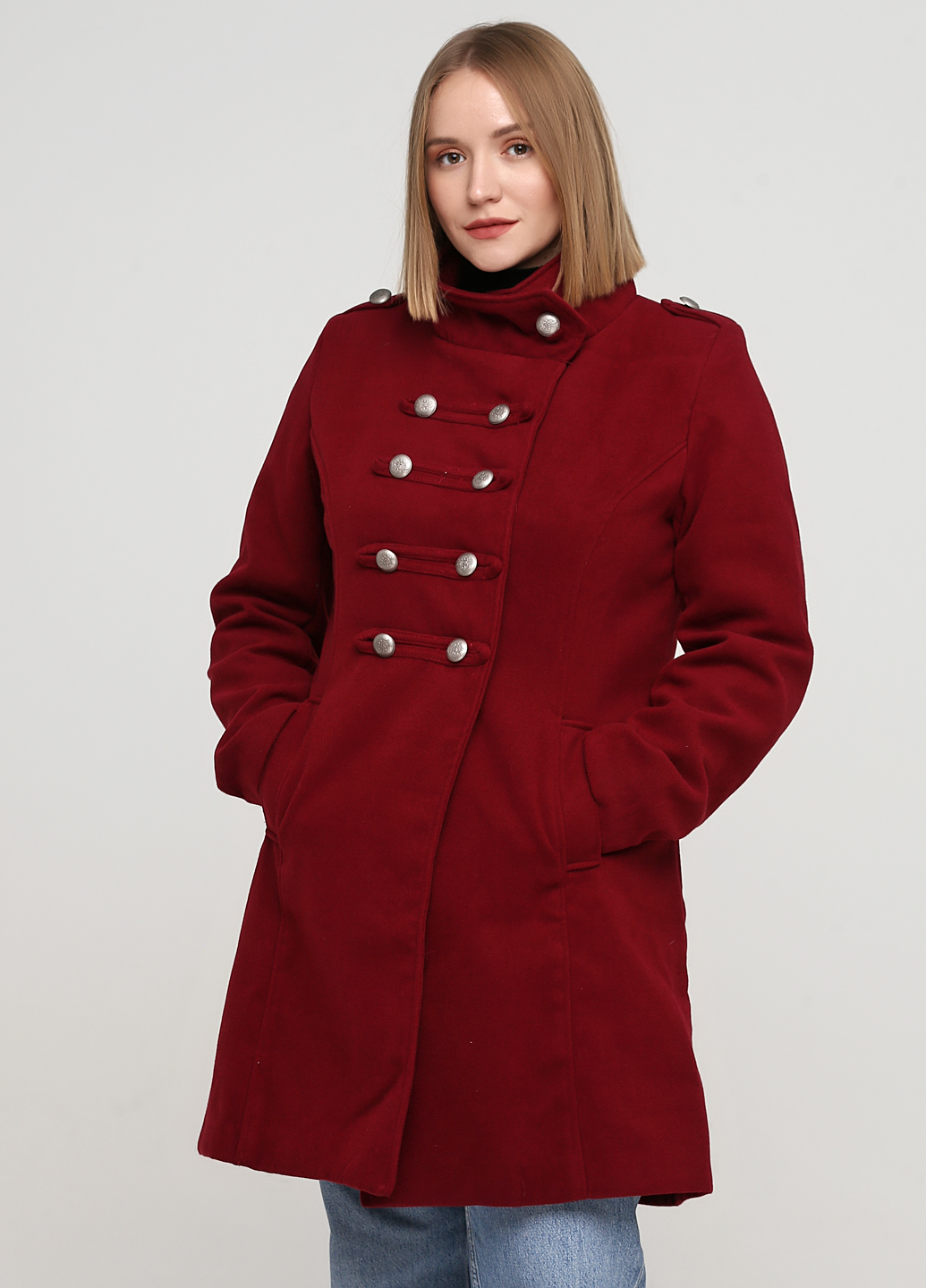 

пальто Made in Italy smix01110093  Бордовый 2000000502045, пальто Made in Italy smix01110093 L Бордовый 2000000502045