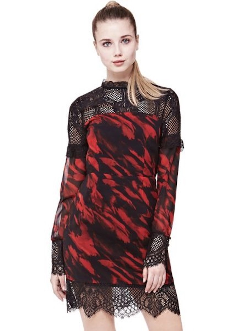 

Платье Marciano smixb04800031  красный 2000000542560, Платье Marciano smixb04800031 40 красный 2000000542560