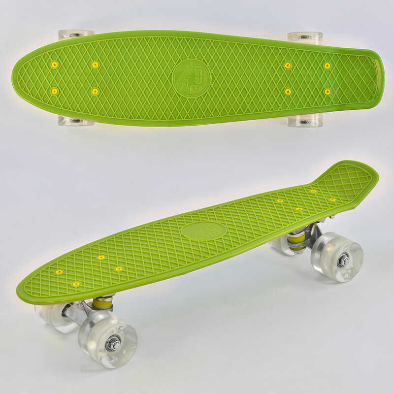 

Скейт Пенни борд Best Board салатовый 0355