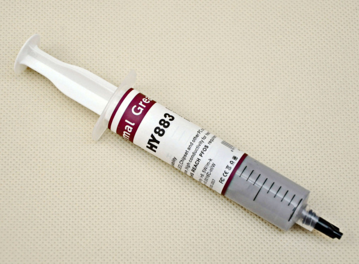 

Термопаста Halnziye HY883 20г шприц серая 6.5 Вт/(м*К) теплопроводящая (Tpa-HY883-TU20G)