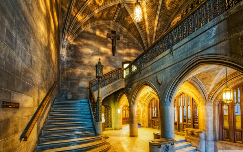 

Обои Vitrina Лестница замка 100x100 см (20133)