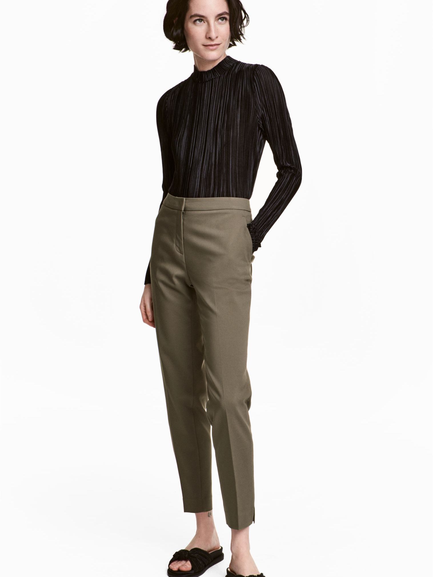 

Брюки H&M 0298973-5 40 Хаки