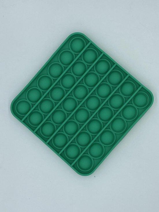 

Сенсорная игрушка антистресс POP IT Игрушка антистресс "нажми на пузырь" зеленый квадрат