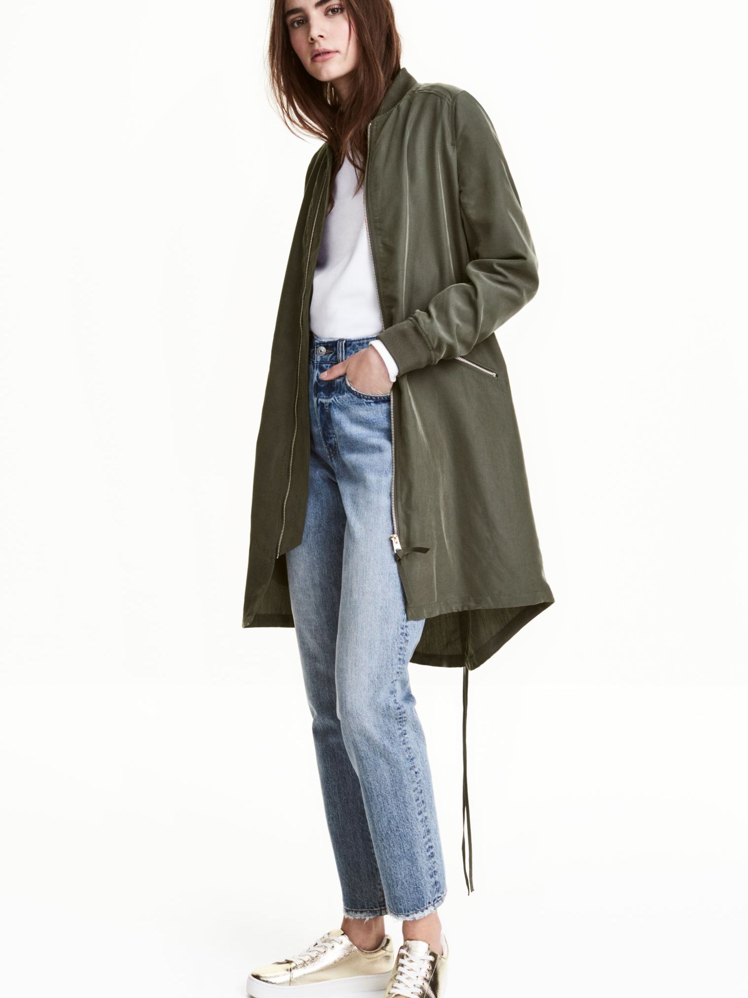 

Ветровка H&M 0461737-5 36 Хаки
