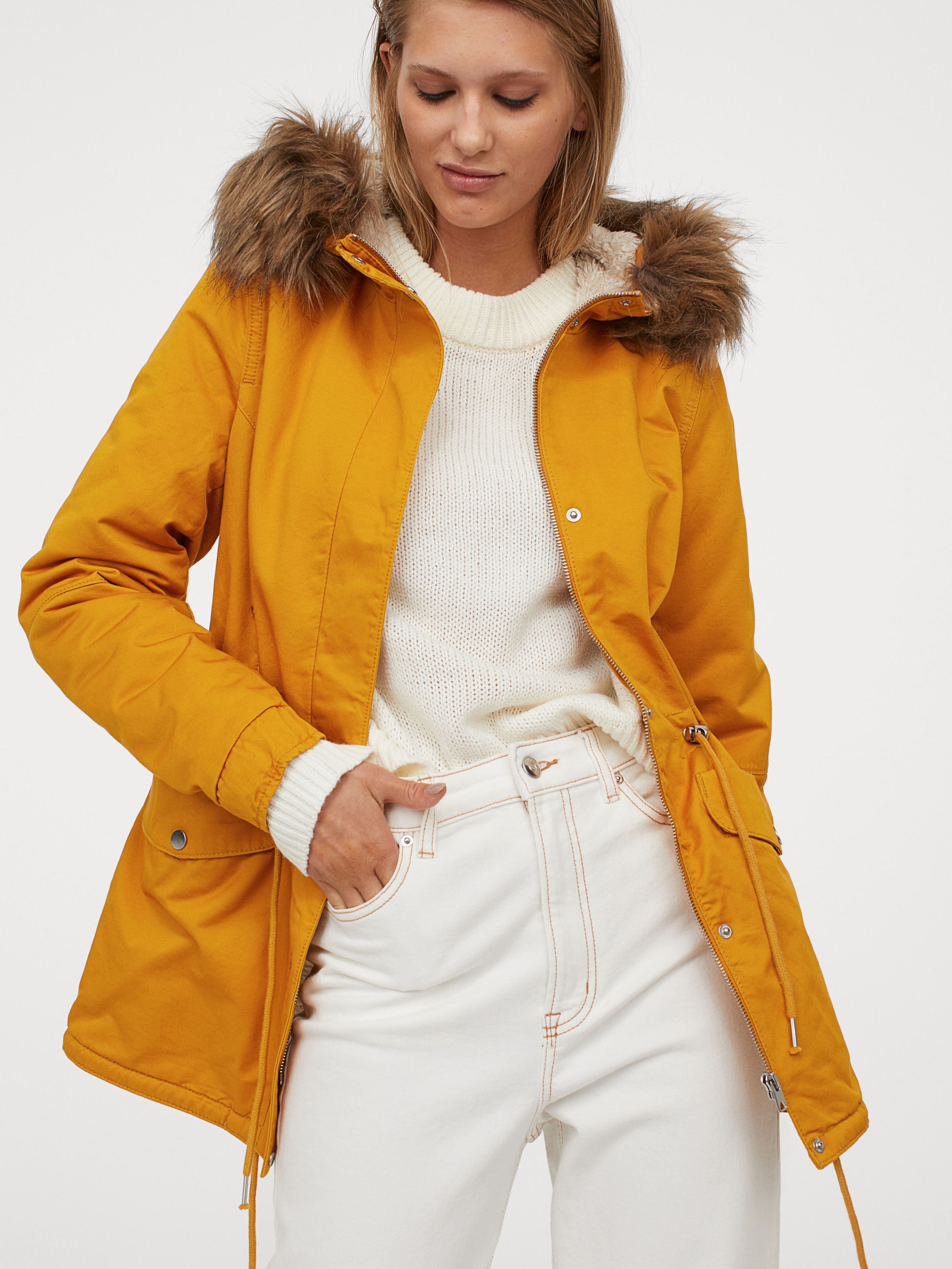 

Парка H&M 0721266-0 38 Горчичная