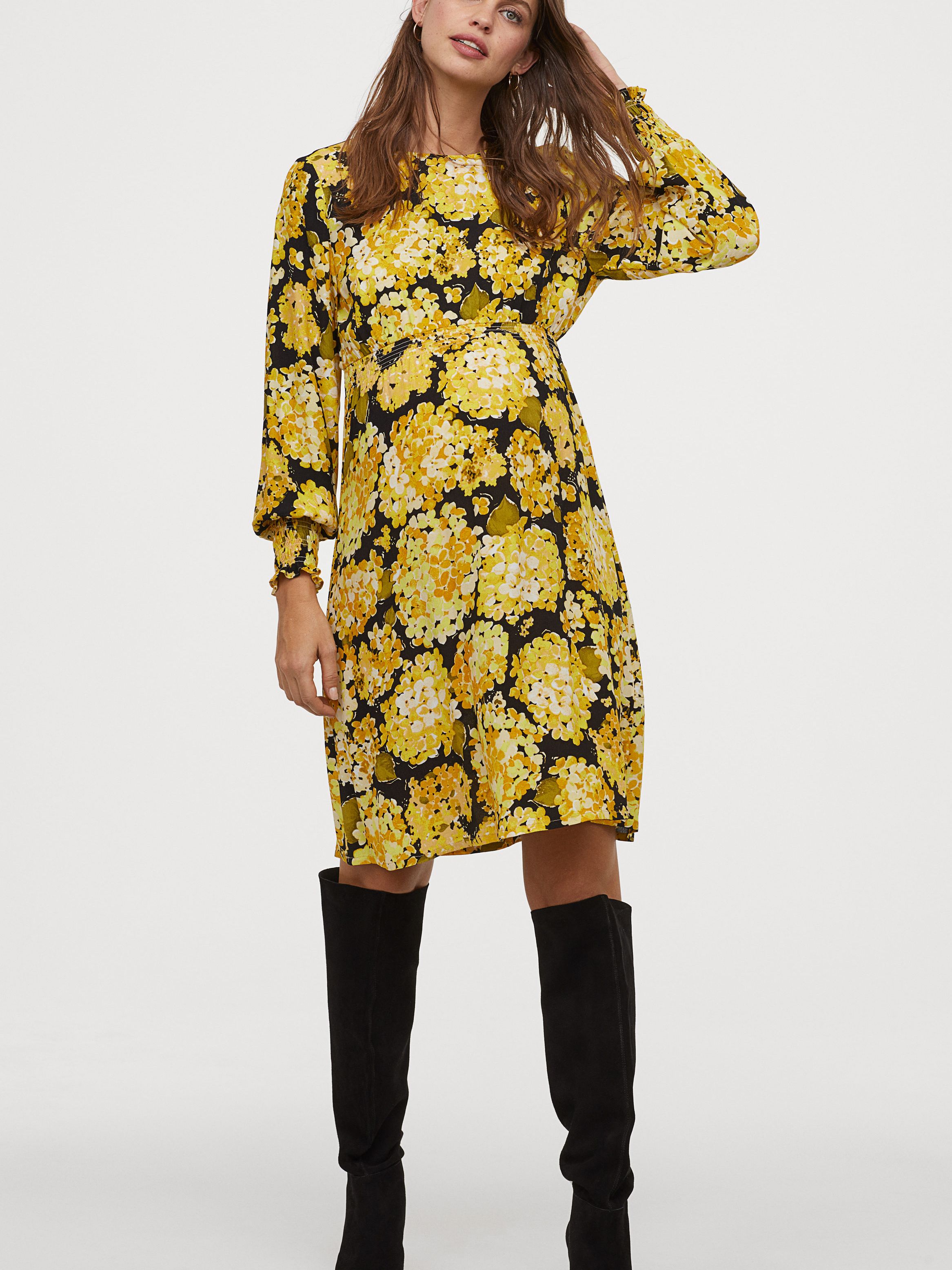 

Платье H&M 0800768-0 XL Желтое