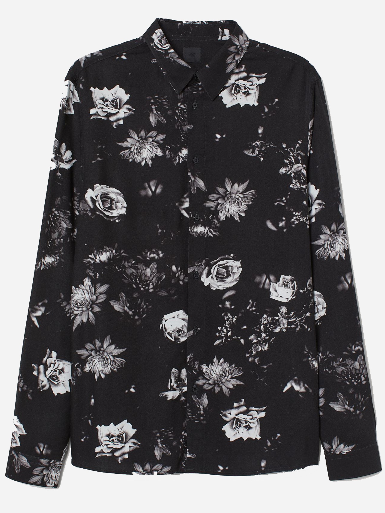 

Рубашка H&M 1703-6953259 XS Черная