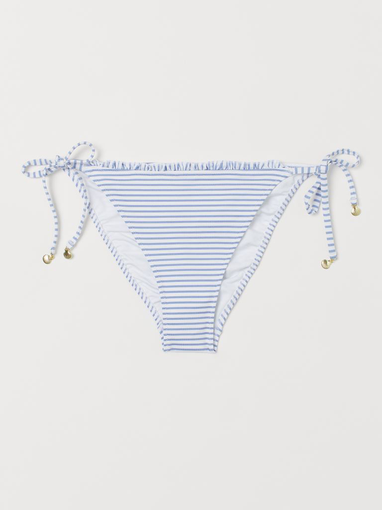 

Нижняя часть купальника H&M 8608201dm 38 Белая в голубую полоску
