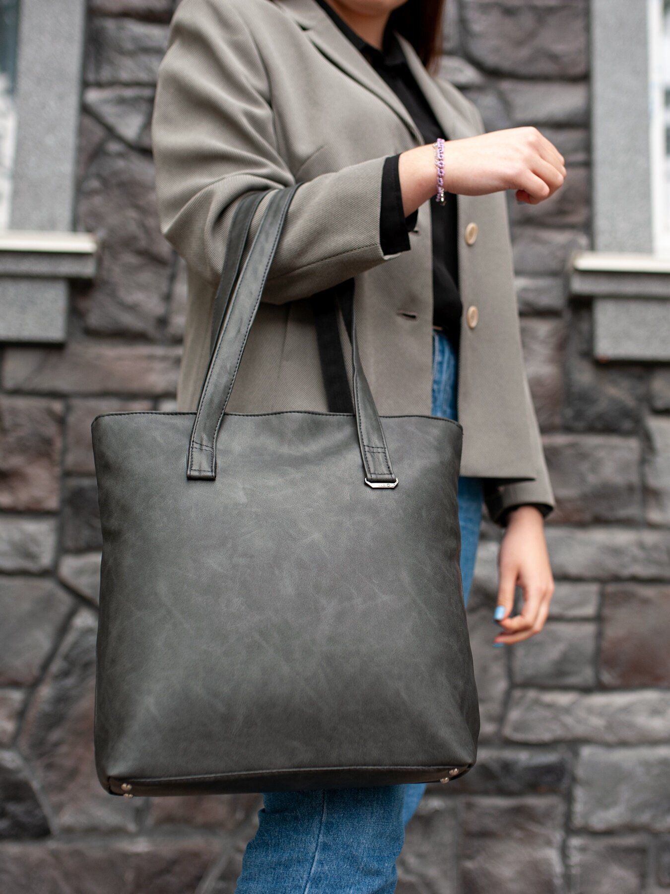 

Сумка шоппер SG Empire Classic Gray SHCL02131