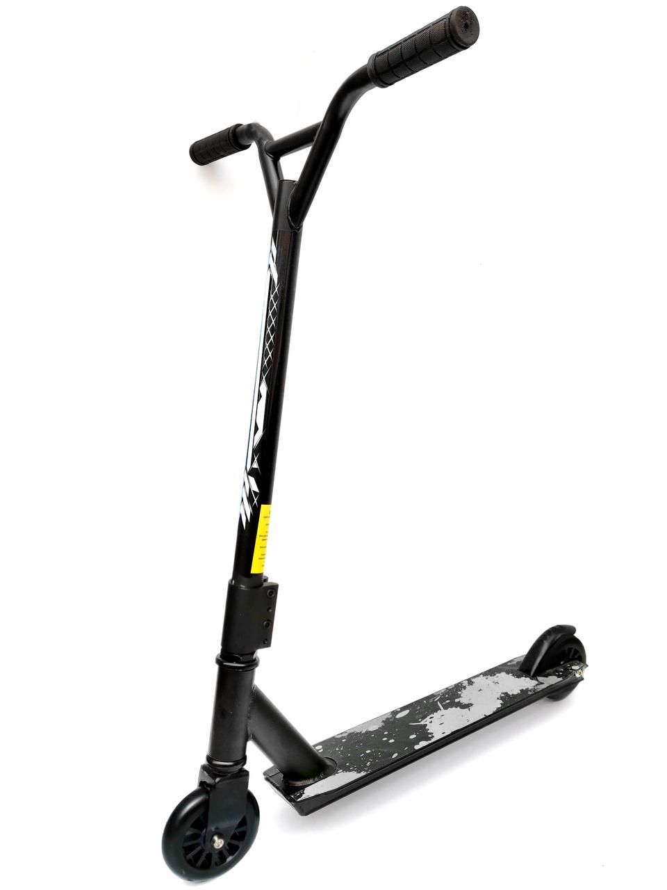 

Самокат трюковый Scooter Scout Original My Go 300 до 100 кг Черно-белый