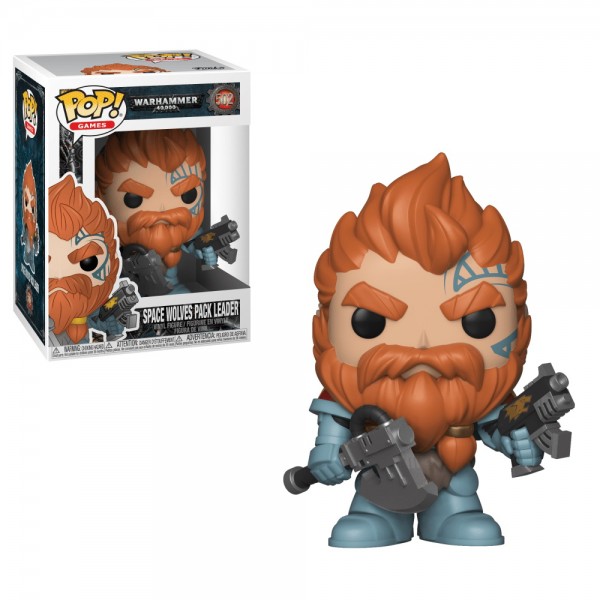 

Фигурка Funko POP! Warhammer 40K - Space Wolves Pack Leader Vinyl Figure, 38327, 10см