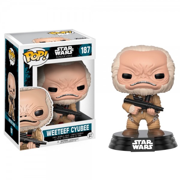 

Фигурка Funko POP! Star Wars Rogue One - Weeteef Cyubee Vinyl Figure, 14874, 10см