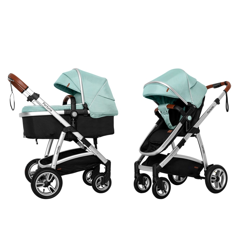 

Коляска универсальная CARRELLO Fortuna Carrello CRL-9001/1 Hawaii Blue 2в1 c матрасом +дождевик L Голубой CRL-9001/1(T) HawaiiBlue