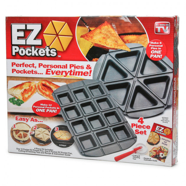 

Форма для быстрого приготовления пирога EZ Pockets