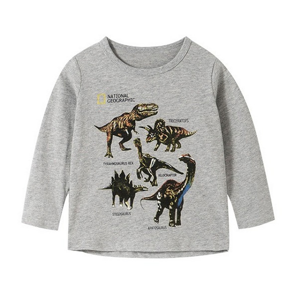 

Лонгслив для мальчика National Geographic Berni Kids (120) Серый (57238)