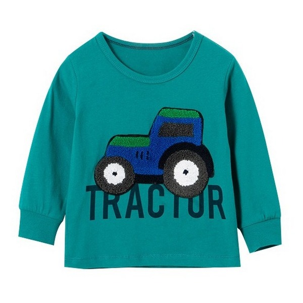 

Лонгслив для мальчика Blue tractor Malwee (130) Бирюзовый
