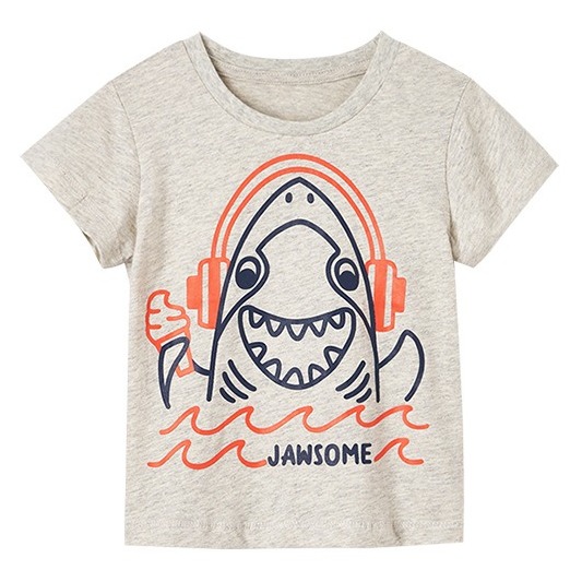 

Футболка для мальчика Jawsome Berni Kids (130) Серый