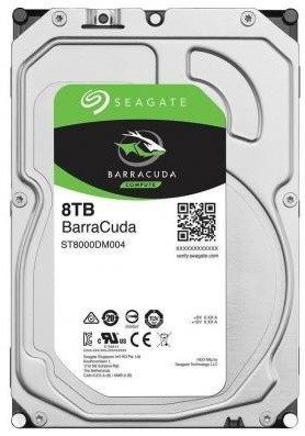 

Жесткий диск (HDD) Seagate BarraCuda 256MB (ST8000DM004) (ST8000DM004)