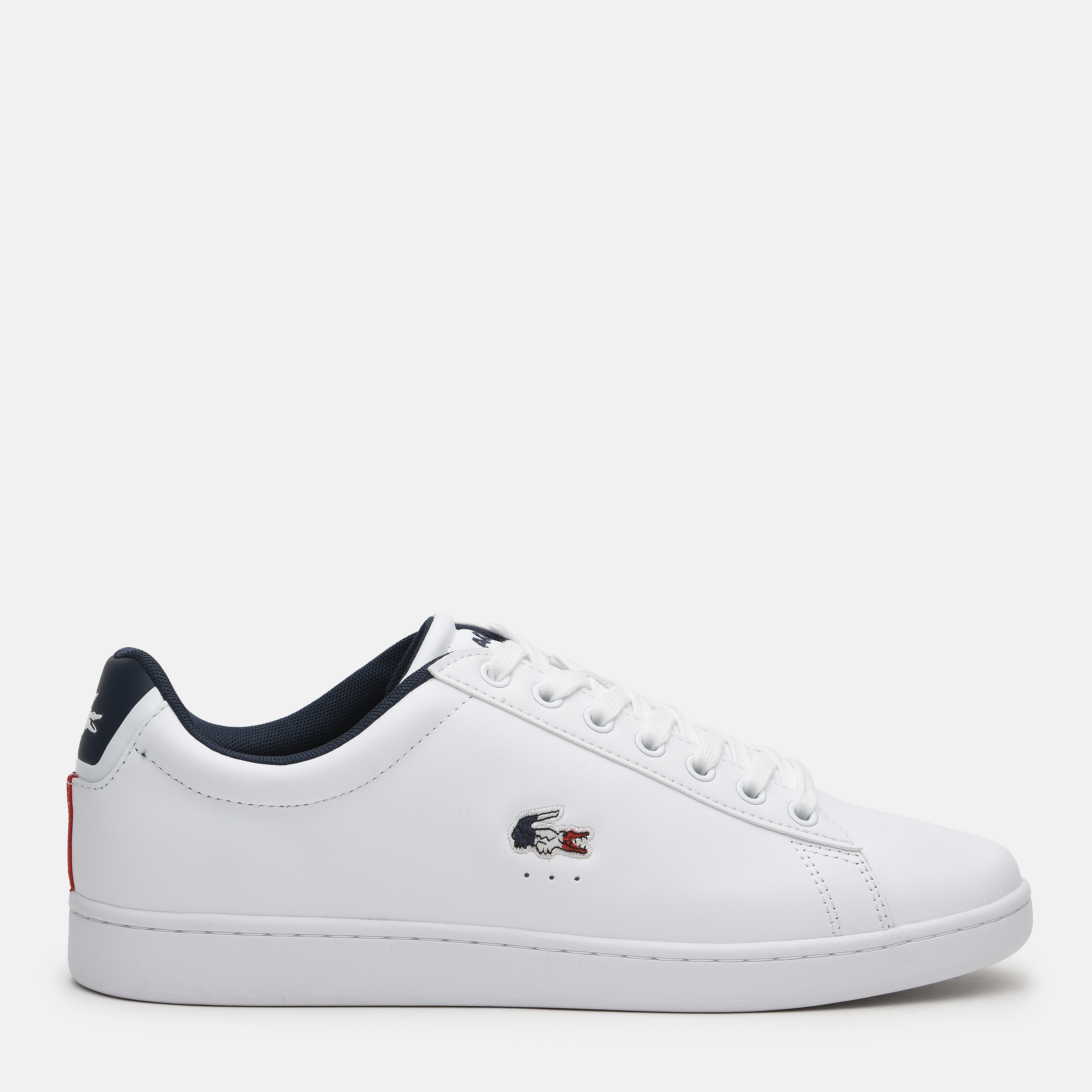 Акція на Чоловічі кеди низькі Lacoste Carnaby Evo Tri1 Sma 739SMA0033-407 42.5 (T8.5) 26.7 см Білі від Rozetka