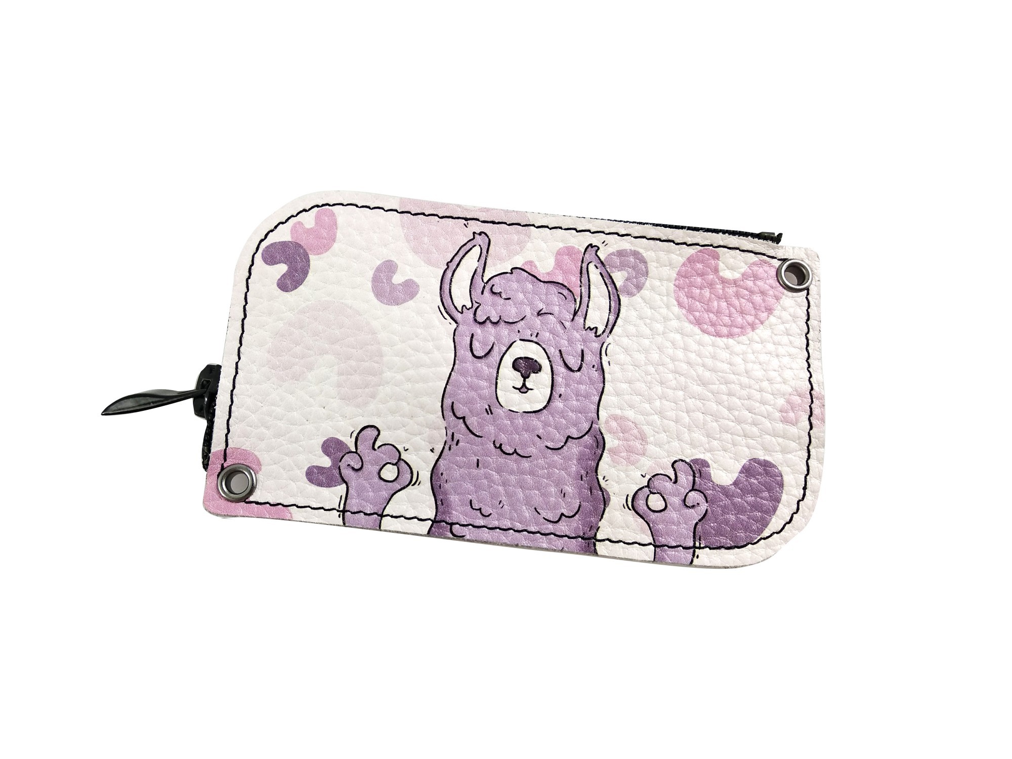 

Ключница PAPAdesign Lamaste 13х7,5 см фиолетовый с принтом