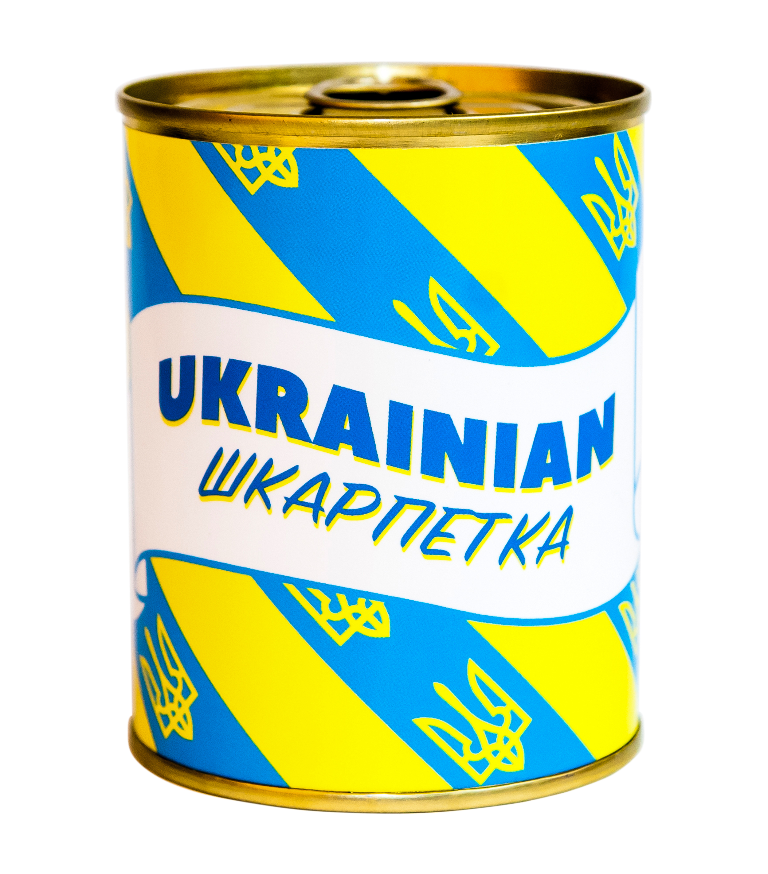 

Консерва-носок PAPAdesign Ukrainian шкарпетка one size желтый