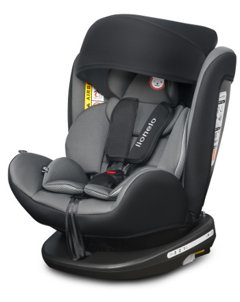 

Автокресло детское (Black Base) Grey Bastiaan Lionelo LZ84164