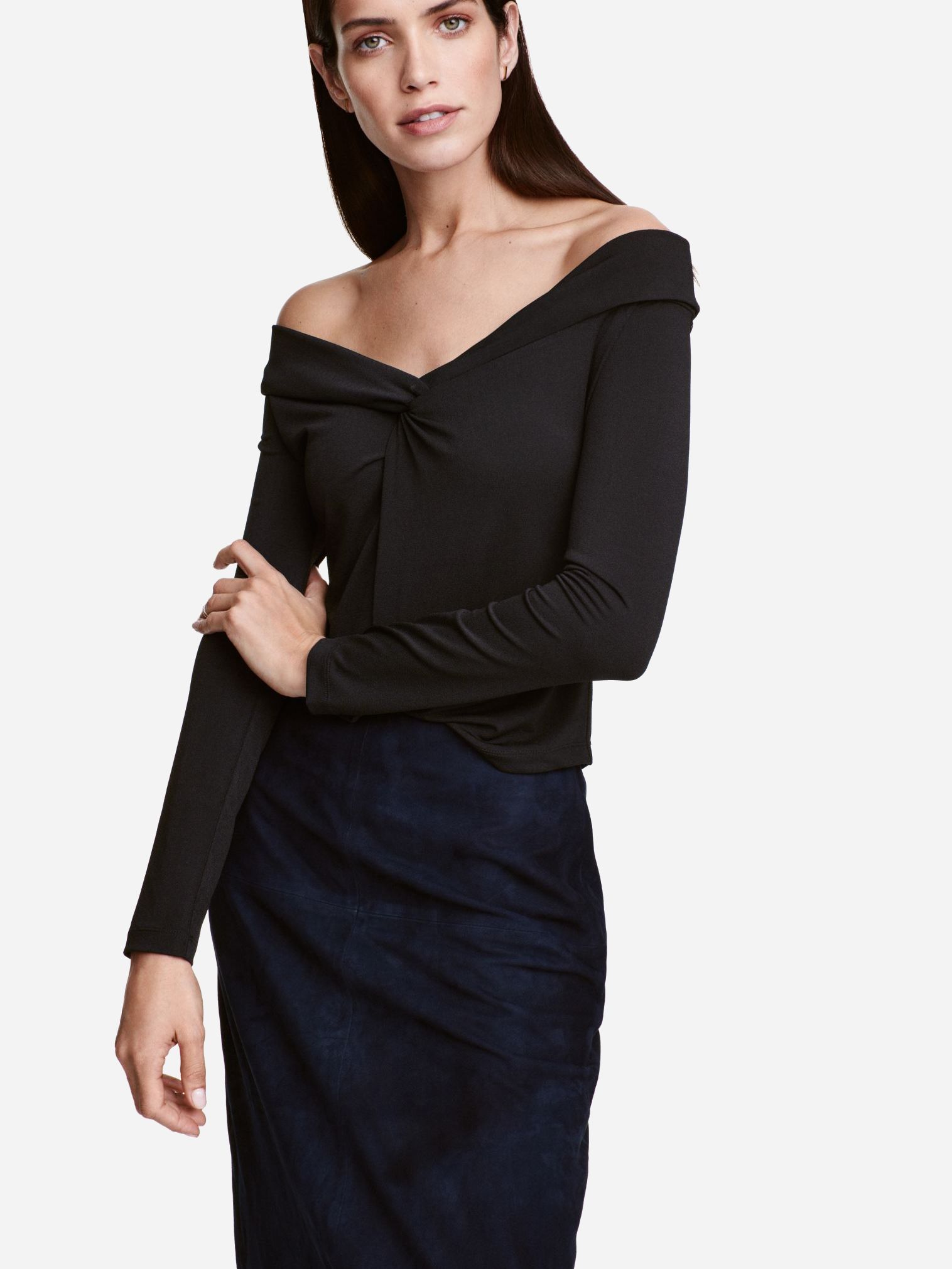 

Блузка H&M KK4546774 M Черная