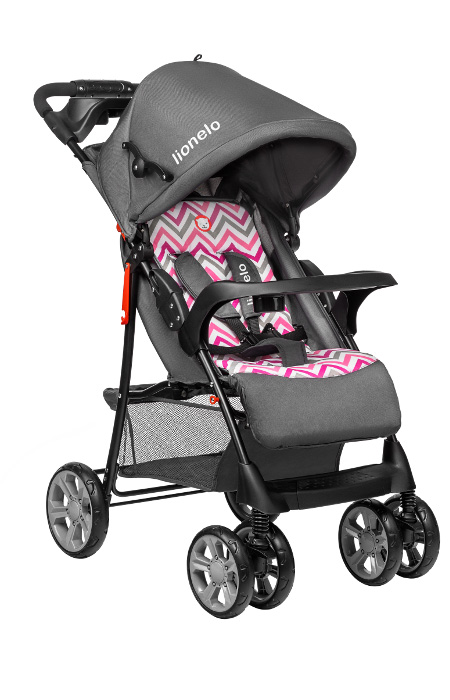 

Детская коляска прогулочная Scandi Pink Plus Emma Lionelo LZ84219