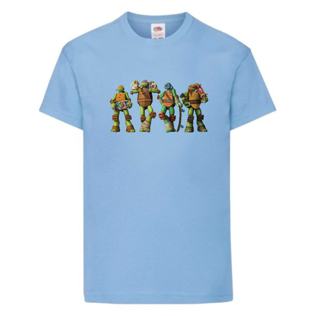 

Футболка детская Черепашки Ниндзя 007 (Ninja Turtles) голубая (NTS lbl 007) 104 см