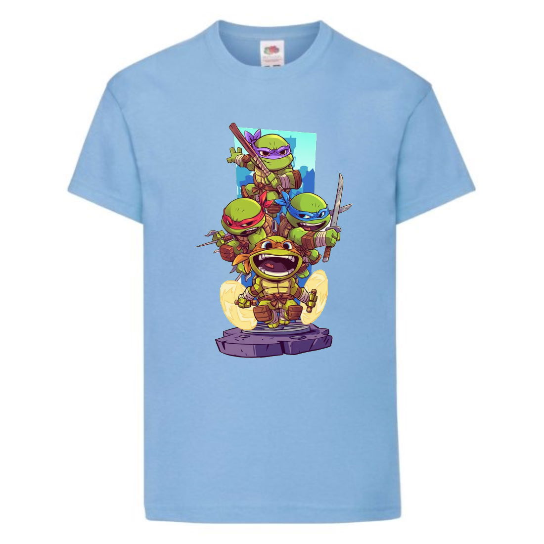 

Футболка детская Черепашки Ниндзя 0013 (Ninja Turtles) голубая (NTS lbl 0013) 104 см