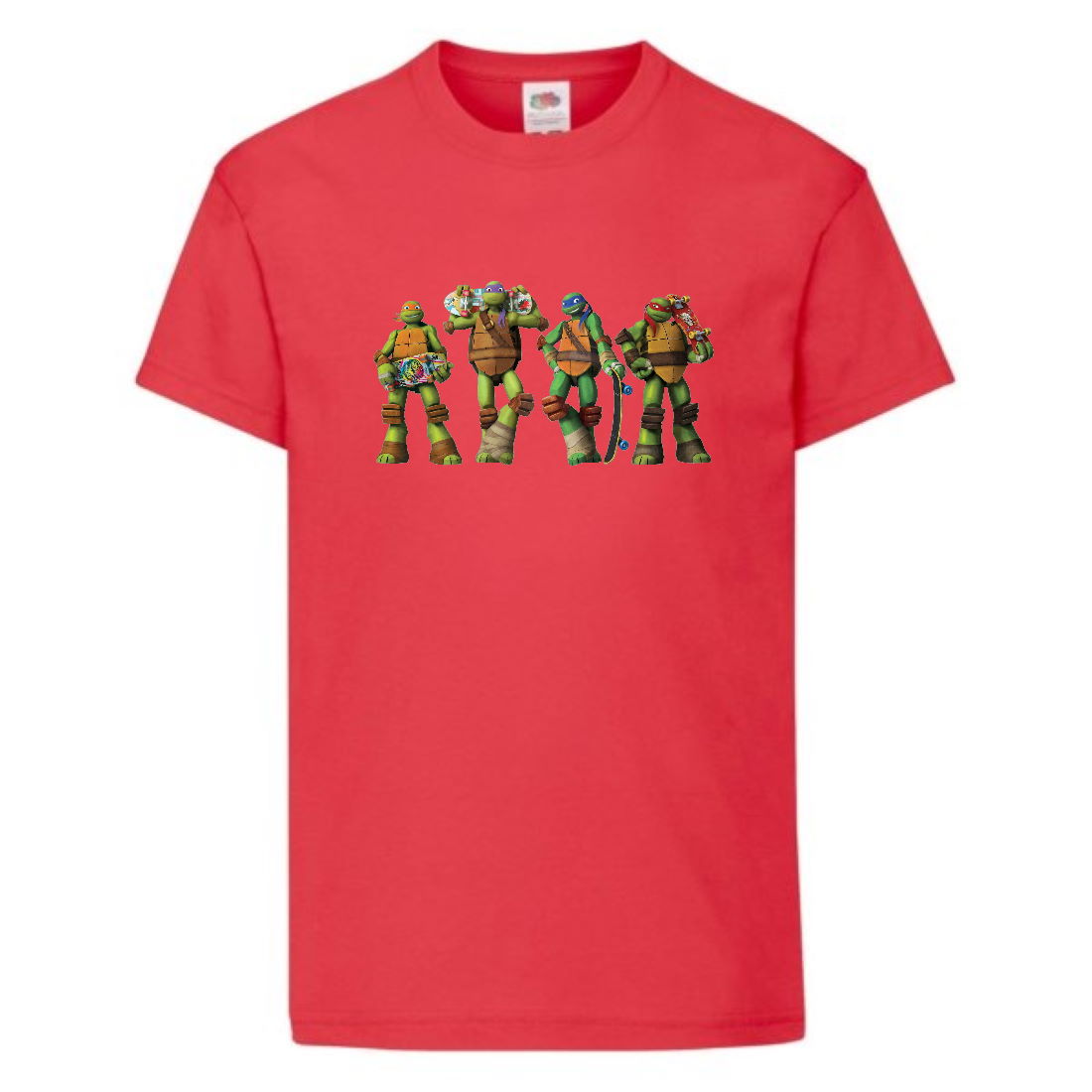 

Футболка детская Черепашки Ниндзя 007 (Ninja Turtles) красная (NTS rd 007) 104 см
