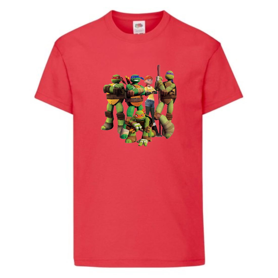 

Футболка детская Черепашки Ниндзя 001 (Ninja Turtles) красная (NTS rd 001) 104 см