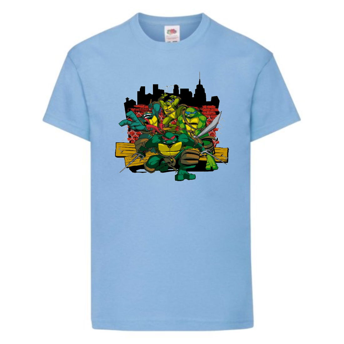 

Футболка детская Черепашки Ниндзя 0018 (Ninja Turtles) голубая (NTS lbl 0018) 104 см