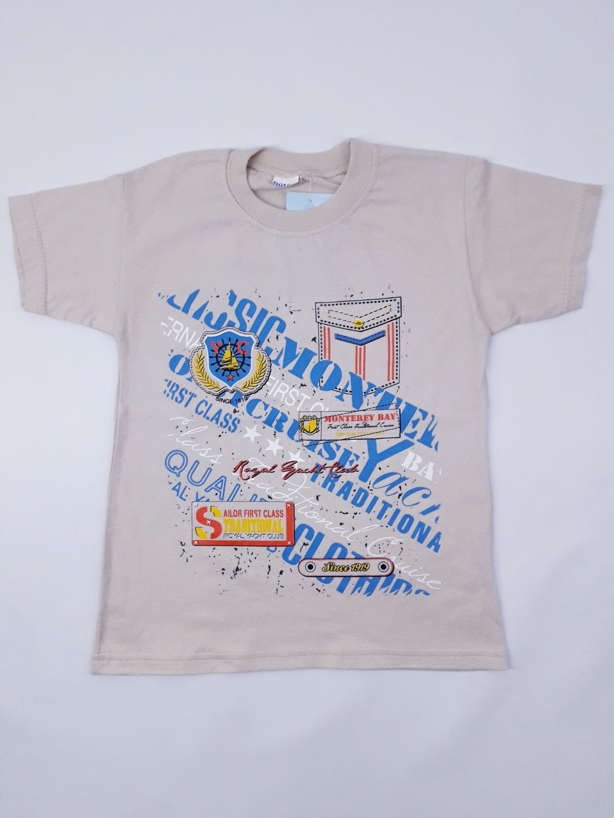 

Футболка Акция Kids Klub 7215 122см(р) бежевый