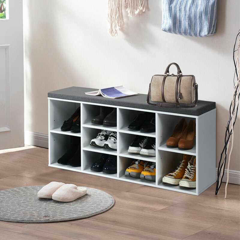 

Полка для обуви лестничная Padded 10 пар обуви вместимость - Little Room Baby House (WFR-128890-02-1062)