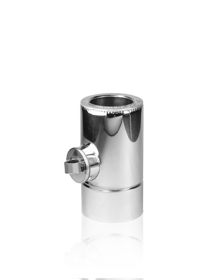 

Дымоходная ревизия двустенная Stalar (Eco thermo AISI 201) нерж/нерж - диаметр Ø250/320, толщина 0,5 мм