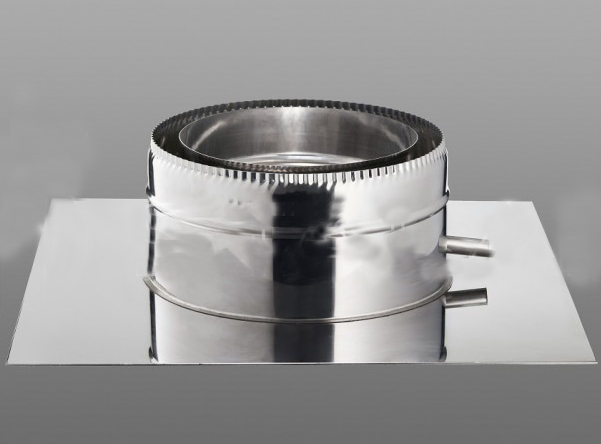 

Дымоходная подставка напольная Stalar толщина стали 0,5 мм - марка стали 304 - диаметр Ø400/460