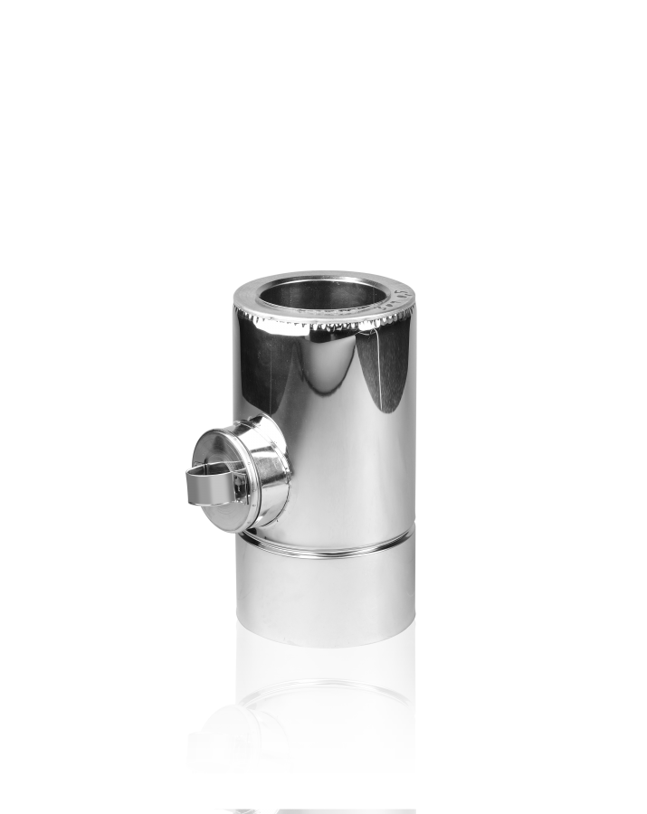 

Дымоходная ревизия двустенная Stalar Sauna (Standart thermo AISI 304) нерж/оц - диаметр Ø120/220, толщина 0,5 мм