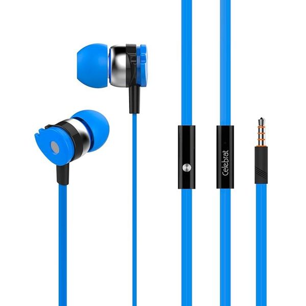 

HF MP3 Celebrat D1 Blue + mic + button call answering