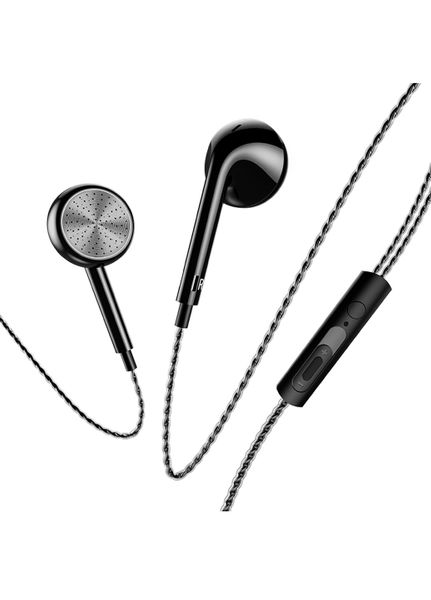 

Наушники вкладыши Usams EP-20 3.5 Jack с микрофоном черные Black